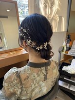 シャンプーボーイ ヒノ(SHAMPOO BOY Hino)&nbsp;シニヨン風アレンジ