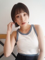 ガーランド (Garland)&nbsp;切りっぱなしロブ/マロンベージュ/前髪/原宿神宮前