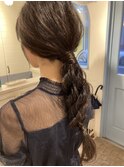 結婚式パーティーヘアアレンジ