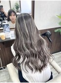 コントラストハイライト/ハイライト/白髪ぼかしハイライト