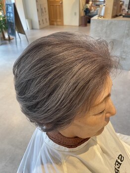 チェリッシュバイセレーノ(Cherish by sereno)の写真/白髪が気になる…でもカラーは楽しみたい！そんな方にオススメ！ダメージレスで艶のある仕上がりが叶う♪