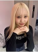 ブロンド/抜きっぱなしブロンド/似合わせカット