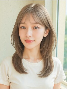 ノア 三宮店(NOA) 【NOA】モテ髪小顔ナチュラルワンカールレイヤー