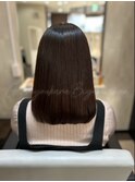 セミロングストレート