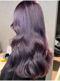 韓国 くびれロング レイヤー ワンホンヘア 小顔前髪