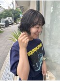パーマ × オリーブアッシュ