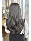 透明感グレージュ