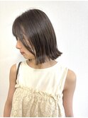 切りっぱなしボブ
