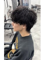 オム ブランシェ(HOMME BLANCHE’)&nbsp;【Natsuki】シャドウパーマウルフ