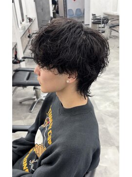 オム ブランシェ(HOMME BLANCHE’) 【Natsuki】シャドウパーマウルフ