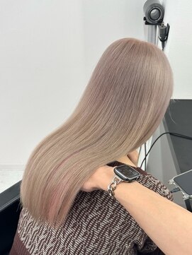 エゴ 池袋(EGO) ミルクティーベージュ/インナーカラー/ピンク