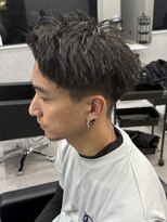 リオールバイニアウ(RE:ALL by Niau)&nbsp;メンズアップバングボックスショートスパイキーショート刈り上げ