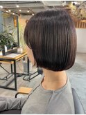 丸み大人ボブ*前上がり