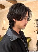 メンズヘア ルーズパーマ メンズカット メンズミディアム