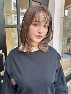 大人ガーリー/ダークアッシュ/似合わせカット［銀座］