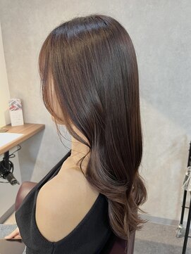 ◎ やわらかく上品な艶髪ピンクブラウン◎