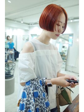 ウォーター 表参道(WATER) 【WATER】ミニボブ　カラー　ショートカット/表参道.南青山