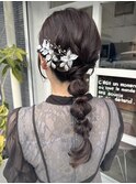 編みおろしローポニー