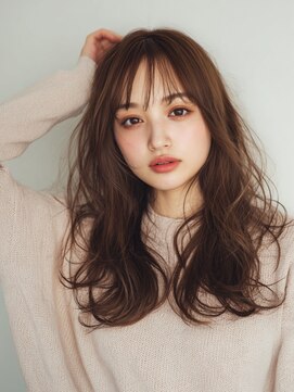 テクライズ 刈谷店(TECHRISE) レイヤーカット/顔まわりカット/透明感ブラウン