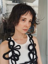 ヒュージ 三軒茶屋(huge)&nbsp;レイヤーボブ/くせ毛風パーマ/ニュアンスパーマ/ボブ/20代30代