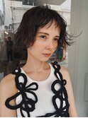 レイヤーボブ/くせ毛風パーマ/ニュアンスパーマ/ボブ/20代30代