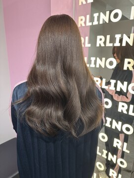 リノ(RLINO) ブリーチなしダブルカラーxシアグレージュ