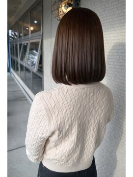 ヘアアンドビューティー クローバー(Hair&Beauty Clover) ミディアムボブ/ブリーチなしWカラー