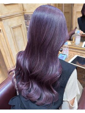 ロージアバイアルティナ(ROSIER by artina) ダークパープル/ラベンダーグレー/セミロングレイヤー/A15