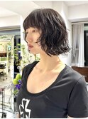 ニュアンスパーマショートパーマボブパーマレイヤーボブ