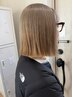 【透明感】ケアブリーチ&カラーカット&髪質改善TR ￥22,000～