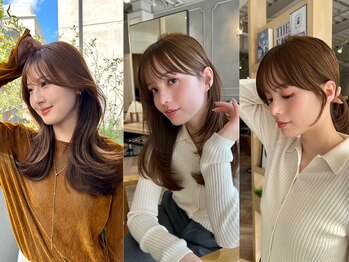 ラボヌールヘアー オリビエ 北千住店(La Bonheur hair Olivier)の写真/《韓国風×小顔魅せ》骨格や髪質を見極めmm単位でこだわるレイヤーカットで垢抜け【北千住/髪質改善/韓国】