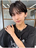 眉毛ワックス×マッシュでイメチェン爽やかヘア