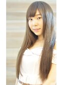 大人ガーリーストレートロング