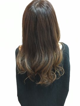 ブロッサム 東中野店 外国人風/バレイヤージュ/ハイライトカラー/アッシュグレージュ