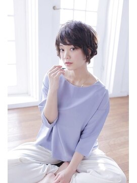 フォルテ 城北店 ゆるふわウェーブのショートスタイル○