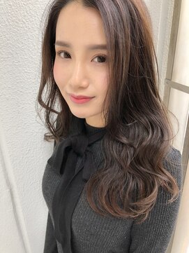 キアラ(Kchiara) かきあげ前髪こなれ感ハイライト/kchiara福岡天神川野直人