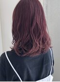 ダブルカラー★チェリーレッドカラー