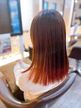 ロンド(Le rond) キャロットオレンジのグラデーションカラー