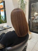 オトロ 自由が丘奥沢(Otro) 前髪/マチルダボブ/ピンクベージュ/インナーグレージュ/自由が丘