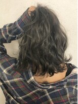 アース 菊名店(HAIR&MAKE EARTH) 20代30代40代くせ毛風パーマオリーブアッシュナチュラル透明感