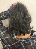 20代30代40代くせ毛風パーマオリーブアッシュナチュラル透明感