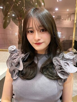 ルームバイシー 新宿(Loom. by Sea) くびれヘア/似合わせカット/韓国ヘア/透明感アッシュ【Loom.林】