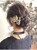 シニヨンヘアアレンジ