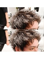 ゴールドシブヤ(GOALD SHIBUYA)&nbsp;波打ちスパイラルツイストスパイラル束感アップバング