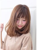 BERRY_小顔＿オリーブカラー＿セミウェットウェーブ＿ハイライト
