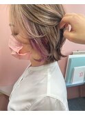美髪/大人かわいい/こなれミディ/サンドベージュ[学芸大学]