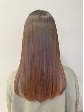 ブロッサム ひばりヶ丘(Blossom) ツヤストレートミディアム/ベージュ/カラー/透明感/