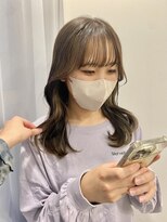 シェノン 武庫之荘(CHAINON)&nbsp;斜めバング/シルキーベージュ/グレージュカラー