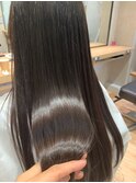 酸熱トリートメント/髪質改善うる艶ロング/ニュアンスカラー30代
