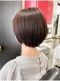 丸みショートボブ